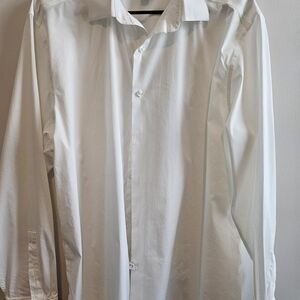 Alfani Crisp White Dress Shirt for Men